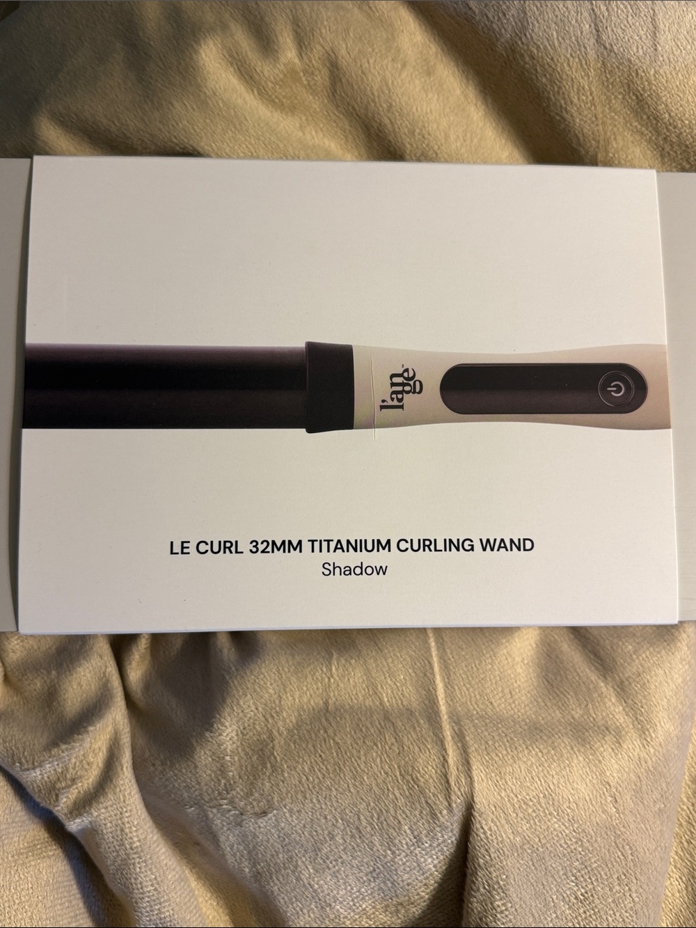 L’ange LE CURL 32MM (1.25”) TITANIUM CURLING WAND (shadow)